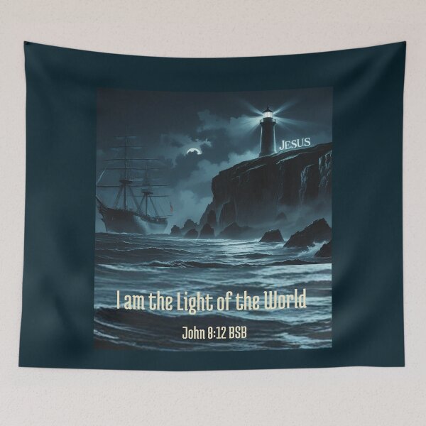 Item preview, I am the Light of the World 1 designed and sold by His-Majes-Tees.
