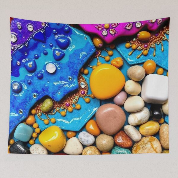 Item preview, Sea Stones, Decorative Colored Art designed and sold by artdragongift 15.