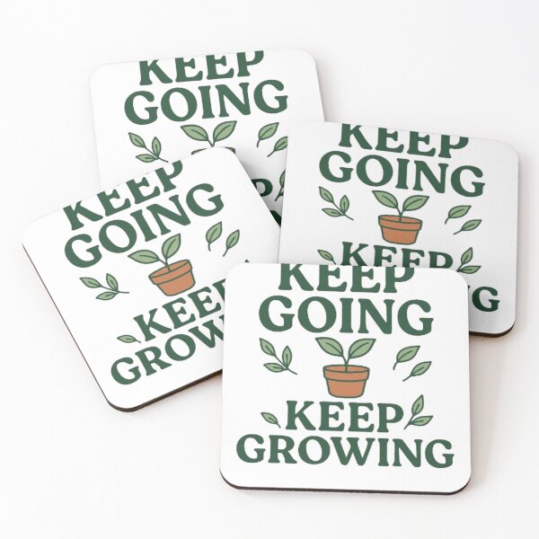 Item preview, Keep Going Keep Growing – Motivational Plant Vibes designed and sold by Palozebra.