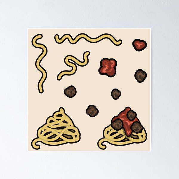 Item preview, Spaghetti bolognaise  designed and sold by CreatedByKay-.