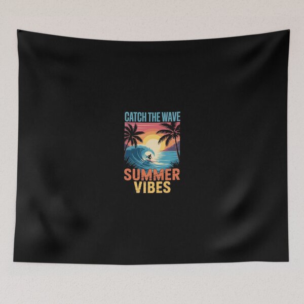 Item preview, Catch The Wave Summer Vibes designed and sold by TulipaGraphics.