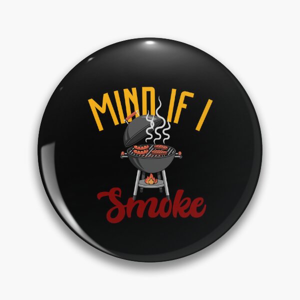 Item preview, Mind If I Smoke? Funny BBQ Grill – Pitmaster Barbecue Meat Smoker Gift – Grilling Dad Vintage Outdoor Cooking  designed and sold by LuxeGraphix.