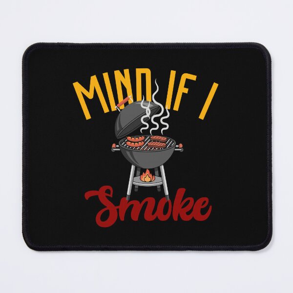 Item preview, Mind If I Smoke? Funny BBQ Grill – Pitmaster Barbecue Meat Smoker Gift – Grilling Dad Vintage Outdoor Cooking designed and sold by LuxeGraphix.