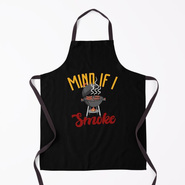 Item preview, Mind If I Smoke? Funny BBQ Grill – Pitmaster Barbecue Meat Smoker Gift – Grilling Dad Vintage Outdoor Cooking designed and sold by LuxeGraphix.