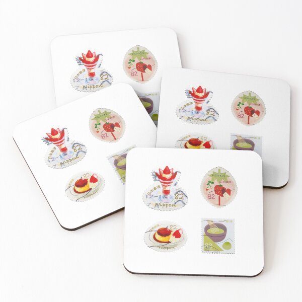 Item preview, Vintage Japanese Postage Stamp Set designed and sold by pinkjellydragon.