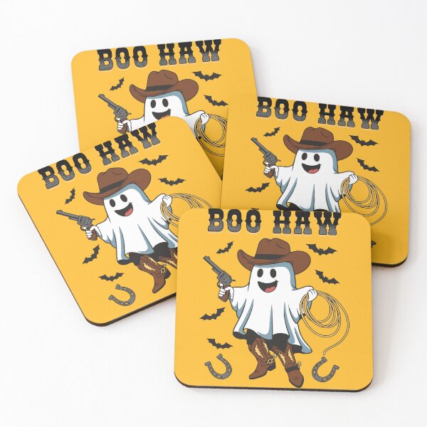 Item preview, Boo Haw Cowboy Ghost - Halloween Western designed and sold by FlashCraft Design.