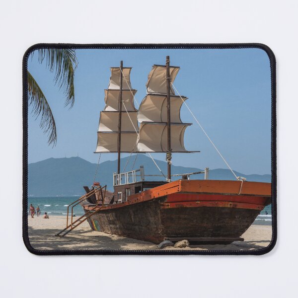 Item preview, Boat on My Khe Beach in Da Nang, Vietnam designed and sold by WorldScenery.
