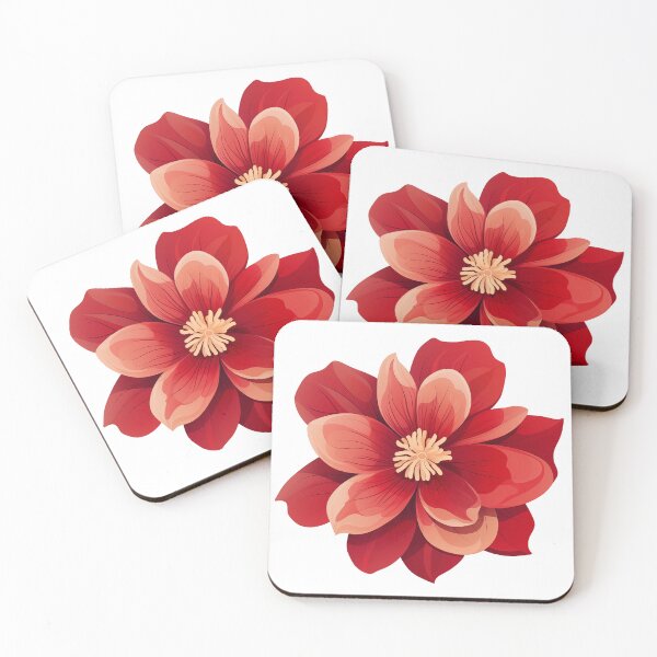 Item preview, Red Gradient Petal Bloom designed and sold by New-School-Wave.