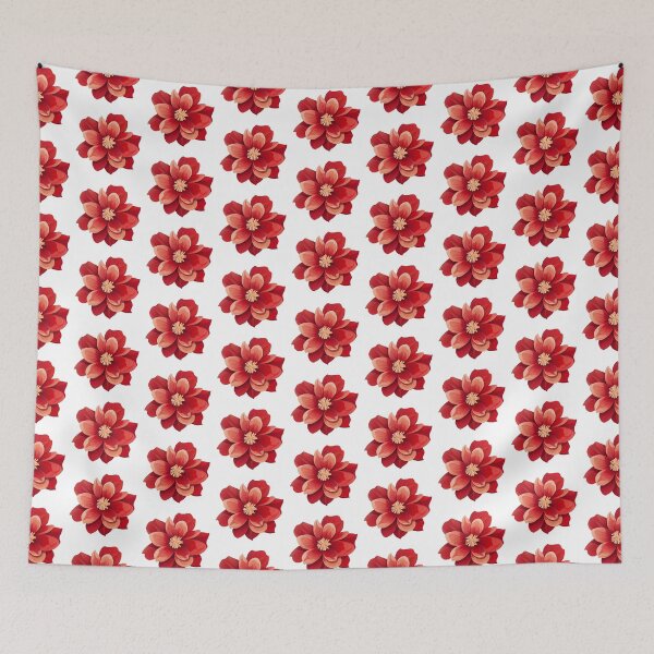 Item preview, Red Gradient Petal Bloom designed and sold by New-School-Wave.