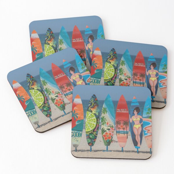 Item preview, Colorful Surfboards on My Khe Beach in Vietnam designed and sold by WorldScenery.