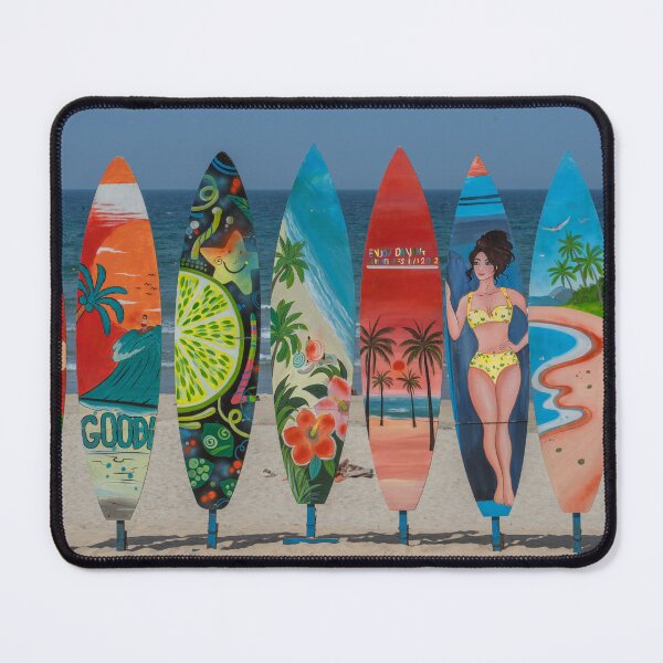 Item preview, Colorful Surfboards on My Khe Beach in Vietnam designed and sold by WorldScenery.