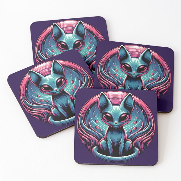 Item preview, Mystical alien cat designed and sold by Artillenium.