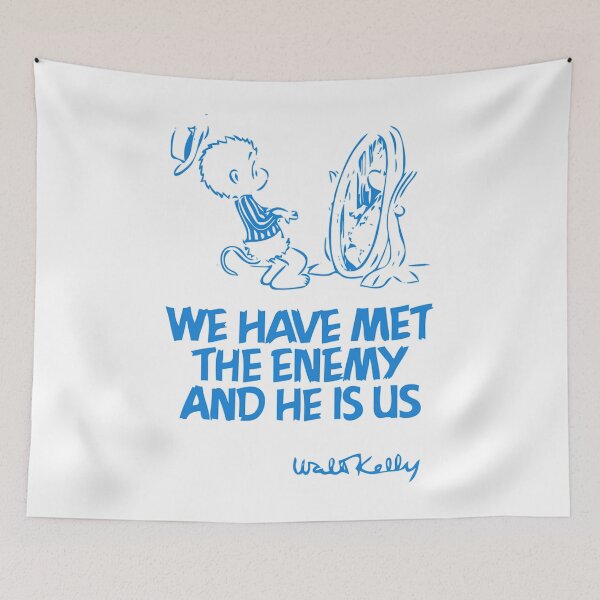 Item preview, We Have Met The Enemy And He Is Us Funny designed and sold by MichaelCurry8.
