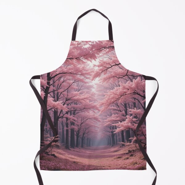 Item preview, Enchanted Cherry Blossom Woods - Floral Fantasy Landscape designed and sold by KhadijaBatool38.