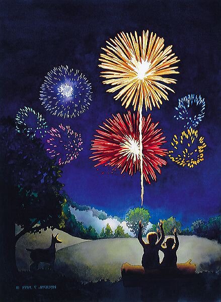  Silver Meadows Fireworks by Paul Jackson Redbubble