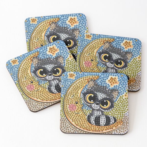 Item preview, Raccon and the Magik Moon designed and sold by DuMaxArt.