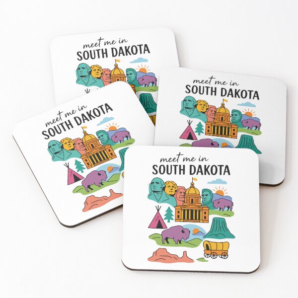 Item preview, Meet me in South Dakota wild vibes designed and sold by CleanDecor.