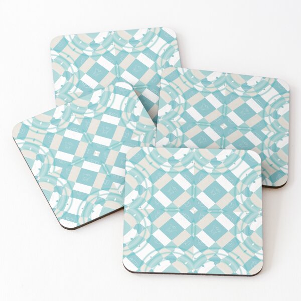 Item preview, Cute Jungle Animals on Blue Checkered Background designed and sold by kandaxkaewkan.