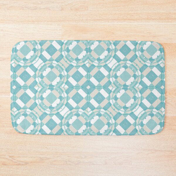 Item preview, Cute Jungle Animals on Blue Checkered Background designed and sold by kandaxkaewkan.