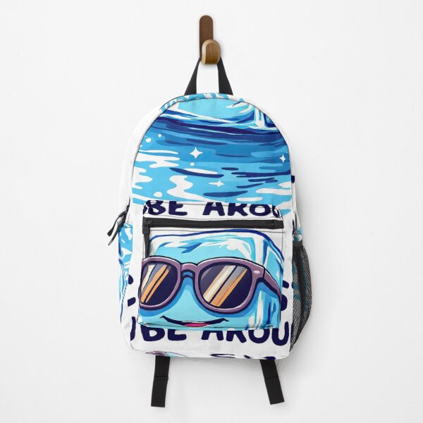 Item preview, Cartoon ice cube with sunglasses floating in the water designed and sold by cafegrafis.