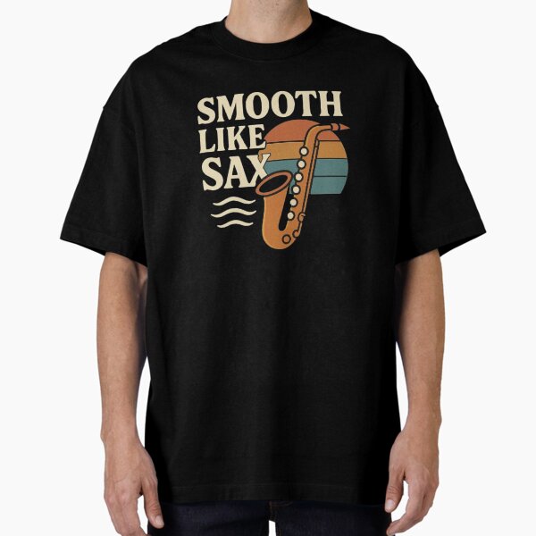 Item preview, Smooth Like Sax – Cool Jazz Vibes Tee designed and sold by Palozebra.