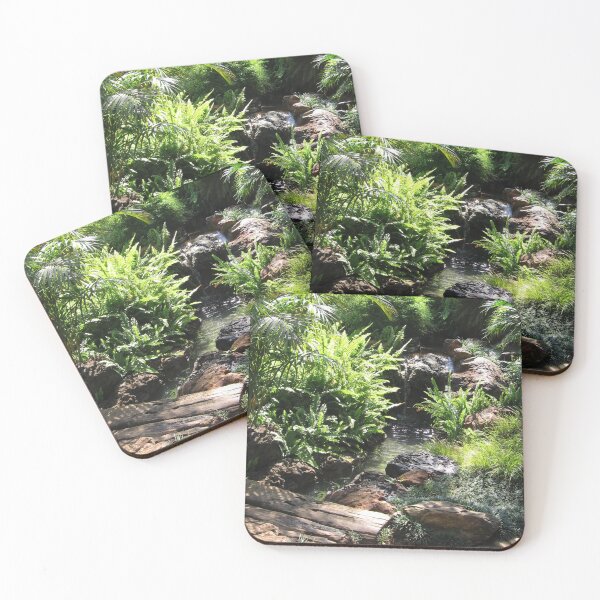 Item preview, Waterfall embraced with lush ferns designed and sold by RosJoy.