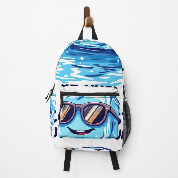 Item preview, Cartoon ice cube with sunglasses floating in the water designed and sold by cafegrafis.