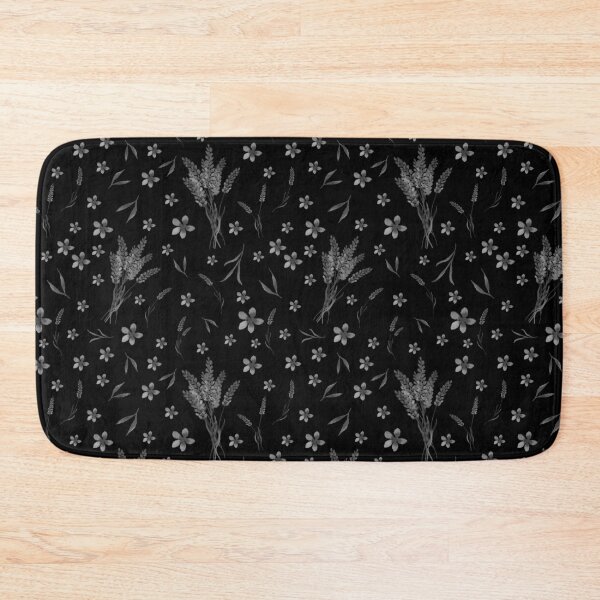 Item preview, Lavender in monochrome grey colors on dark background designed and sold by Designs by christel_treiber.