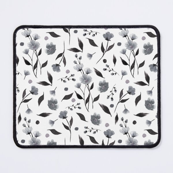 Artikelvorschau, Hübsche Blumen monochrom in grau entworfen und verkauft von Designs by christel_treiber.