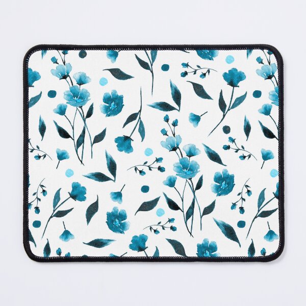 Item preview, Turquoise Only Watercolor Floral | Modern Botanical Print designed and sold by Designs by christel_treiber.