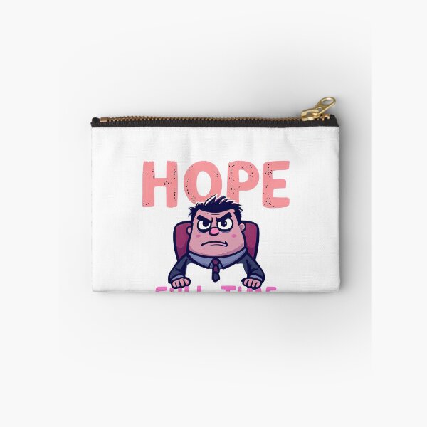 Item preview, There is a cartoon character sitting in a chair with a sign that says hiring part time hope designed and sold by cafegrafis.