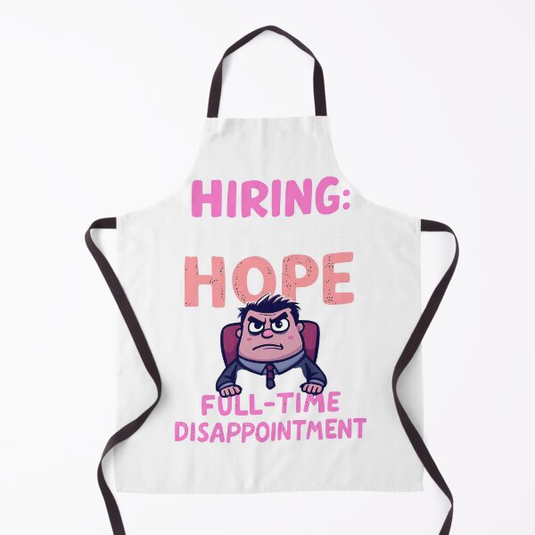Item preview, There is a cartoon character sitting in a chair with a sign that says hiring part time hope designed and sold by cafegrafis.