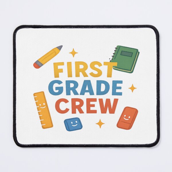 Item preview, First Grade Crew – Back to School Fun designed and sold by Rajasekar.