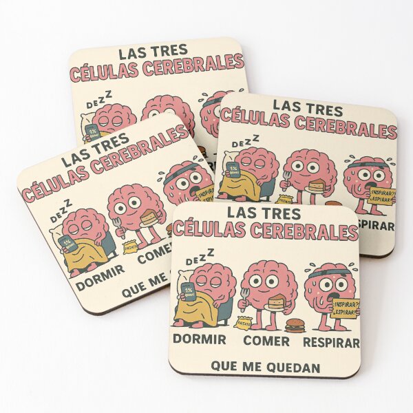 Item preview, Las Tres Células Cerebrales Que Me Quedan designed and sold by CharlesScottArt.