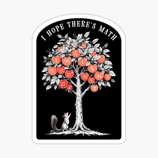 Item preview, Math Tree Pi Back To School Squirrel Mathematics Teacher designed and sold by GrandeDuc.