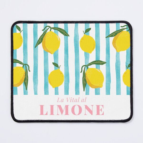 Item preview, La Vital al Limone – Bright Lemon Pattern with Italian Summer Vibes designed and sold by printogoal.
