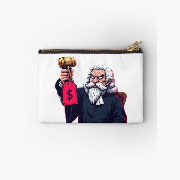 Item preview, Cartoon judge with a gavel and a dollar sign designed and sold by cafegrafis.