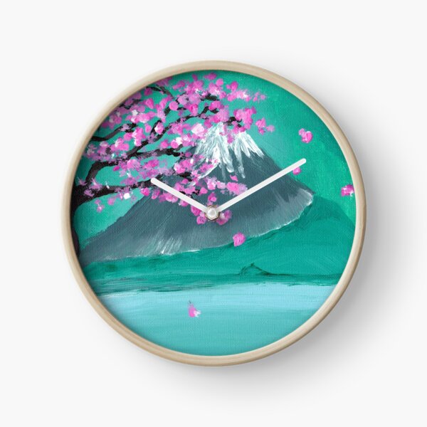 Vista previa del artículo con la obra «Cerezos en flor en el monte. Fuji», diseñado y vendido por marie scowen.