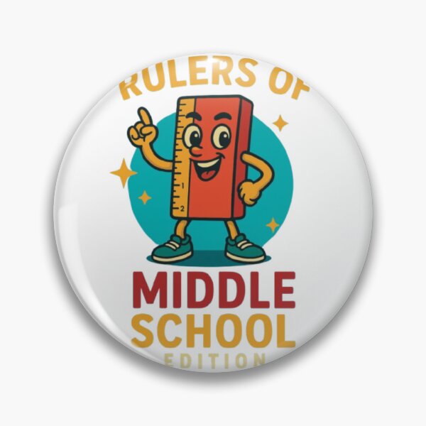 Item preview, “Rulers of Middle School: Measure Up Edition” designed and sold by Mindful56.