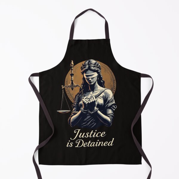 Item preview, Arafed image of a woman with blindfolded hands holding a scale designed and sold by cafegrafis.