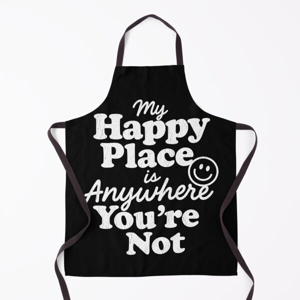 Item preview, My Happy Place Is Anywhere You're Not Funny Introvert Quote Minimalist Typography designed and sold by zakugan.