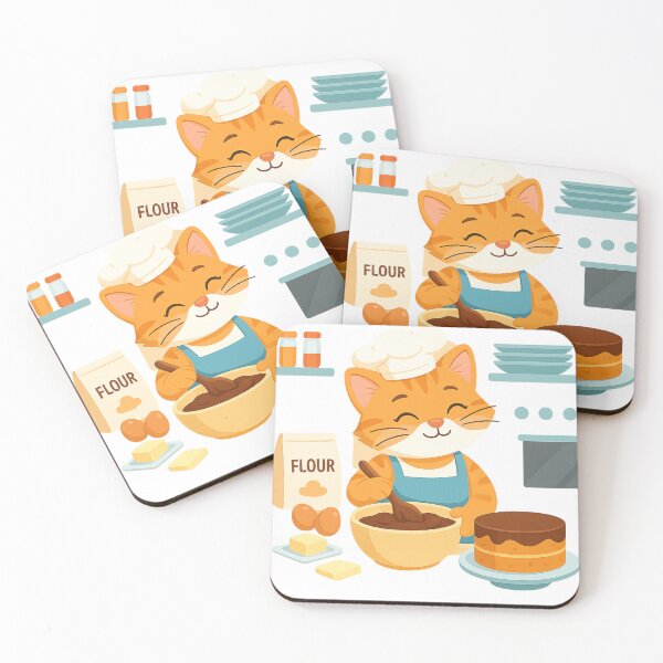 Item preview, Cat Bakes Cake designed and sold by Solocomp .