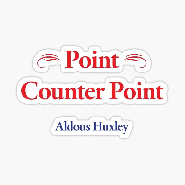 Item preview, Aldous Huxley, Point Counter Point designed and sold by CharlottePlaceArt.