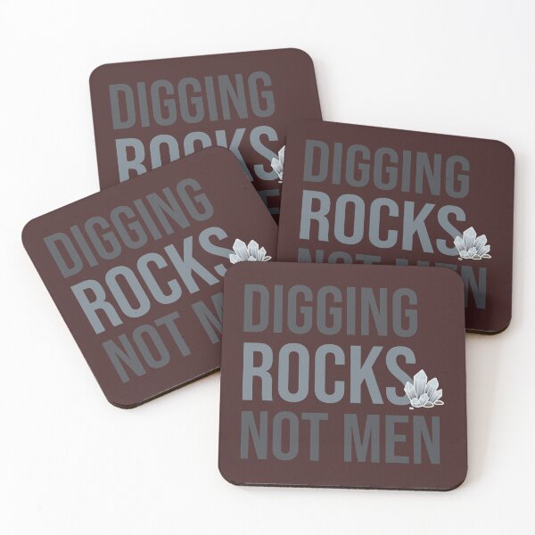 Item preview, Digging Rocks, Not Men – Feminist Geologist designed and sold by LadyInEverGreen.
