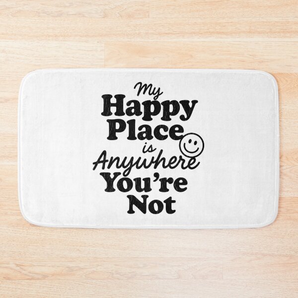 Item preview, My Happy Place Is Anywhere You're Not Funny Introvert Quote designed and sold by zakugan.