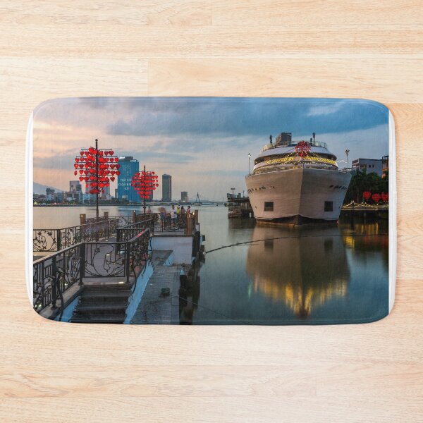Item preview, Da Nang riverside at the Love Lock Bridge designed and sold by WorldScenery.