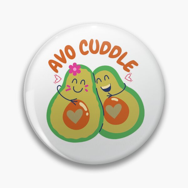 Item preview, Avo Cuddle – Cute Avocado Pun Hug designed and sold by minibrainco.