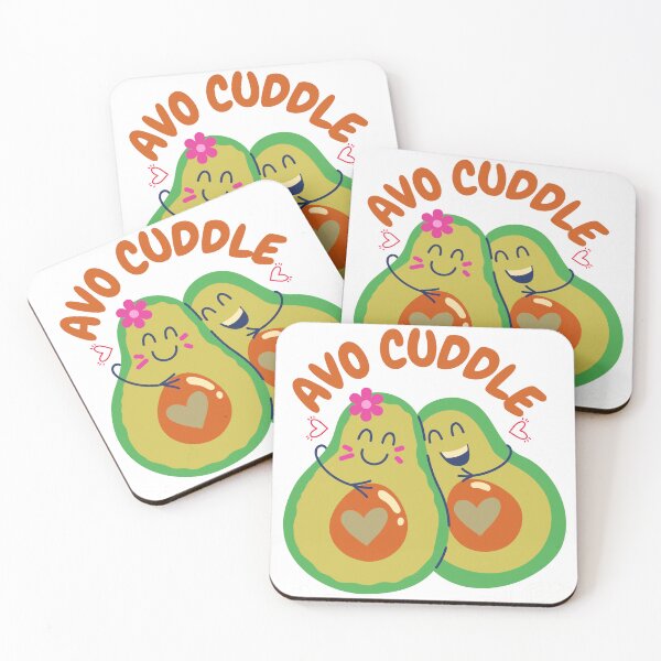 Item preview, Avo Cuddle – Cute Avocado Pun Hug designed and sold by minibrainco.