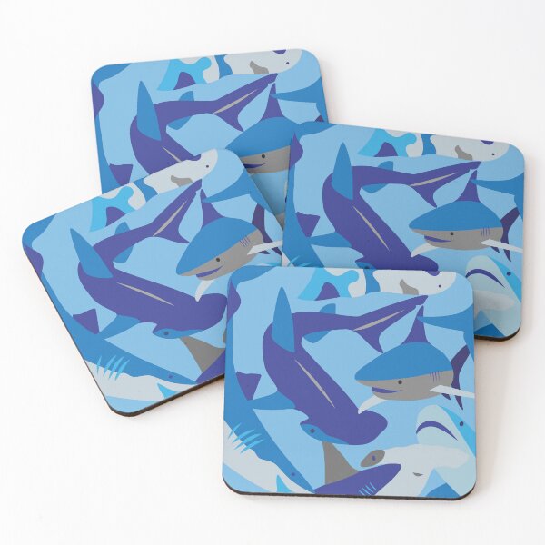 Item preview, Oceanic Sharks Montage designed and sold by typewithjuliette.