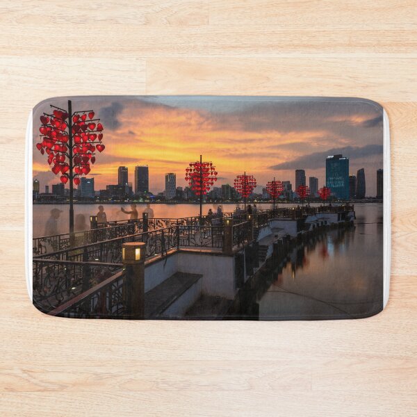 Item preview, Da Nang riverside at the Love Lock Bridge designed and sold by WorldScenery.